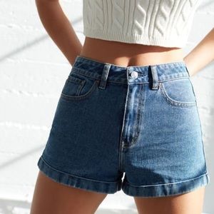Pacsun denim mom shorts